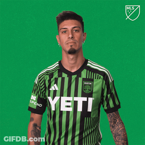 Man In Green And Black Striped Yeti Jersey GIF