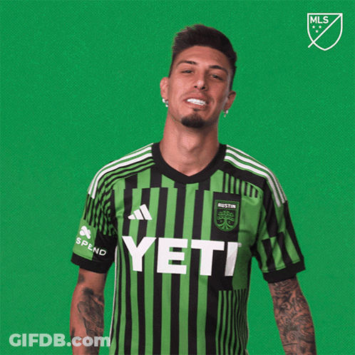 Man In Green And Black Striped Yeti Jersey GIF