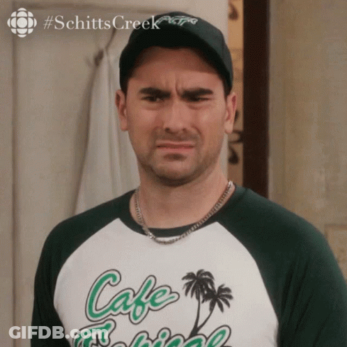 Man In Green And White Shirt Saying Cafe Pacific GIF