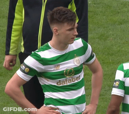 Man In Green And White Striped Shirt GIF