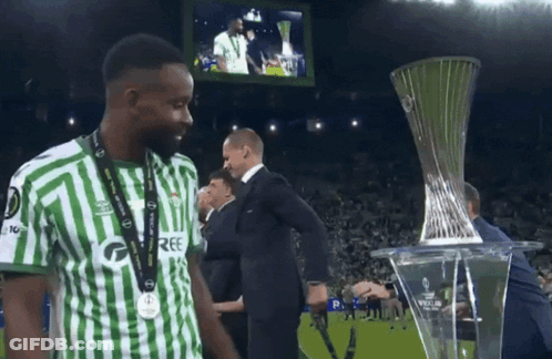Man In Green And White Striped Shirt Ree GIF