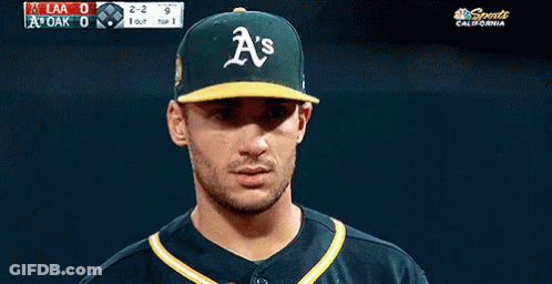 Man In Green And Yellow Cap GIF