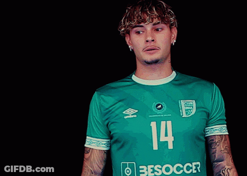 Man In Green Besoccer Jersey GIF