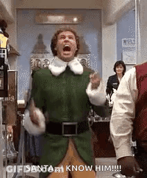 Man In Green Elf Costume Screaming GIF