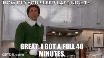 Man In Green Elf Costume Talking In Kitchen GIF