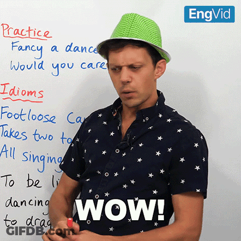 Man In Green Hat In Front Of Practice Fancy A Dance GIF