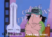 Man In Green Hat Saying World's Greatest Granny GIF