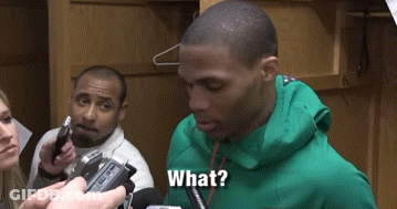 Man In Green Hoodie Interviewed Saying What GIF