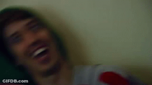 Man In Green Hoodie Smiling Funny Face GIF