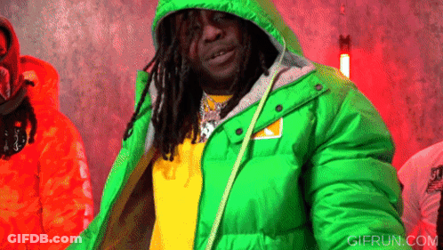 Man In Green Jacket Dancing GIF