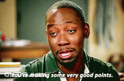 Man In Green Jacket Making Good Points GIF