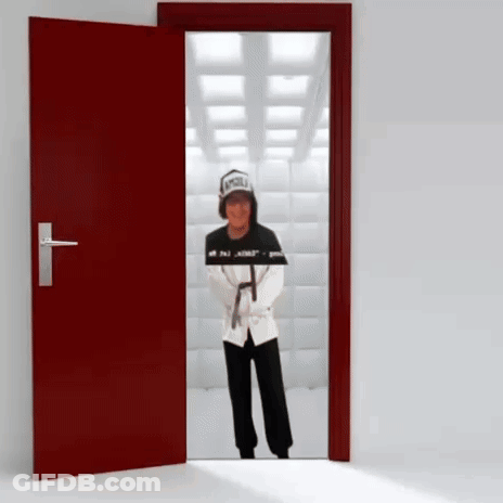 Man In Green Jacket Says I Just Work Here GIF