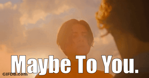 Man In Green Jacket Says Maybe We Can Help GIF