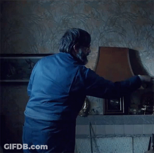 Man In Green Jacket With Fur Collar Says Too Bad It's Cold Darn It GIF