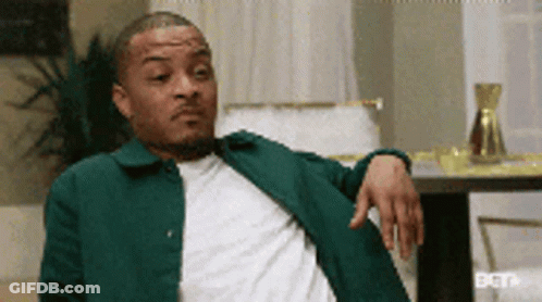 Man In Green Jacket With Hand On Shoulder GIF
