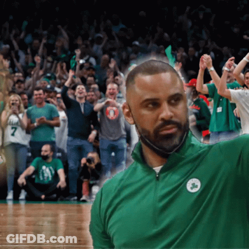 Man In Green Jacket With Shamrock GIF