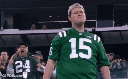 Man In Green Jersey Number 15 GIF