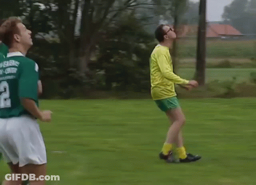 Man In Green Jersey Number 22 GIF