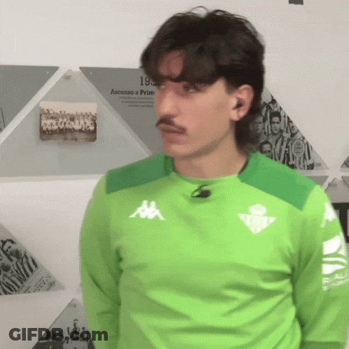Man In Green Kappa Shirt GIF