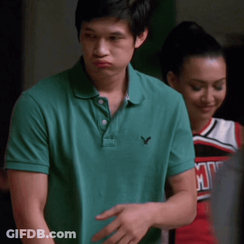 Man In Green Polo Shirt With Eagle GIF