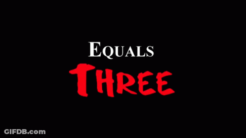 Man In Green Puma Shirt Says Equals Three GIF