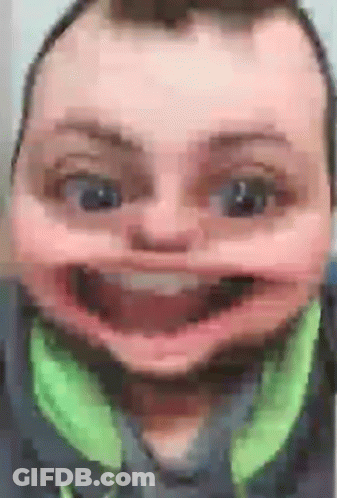 Man In Green Shirt Close Up GIF
