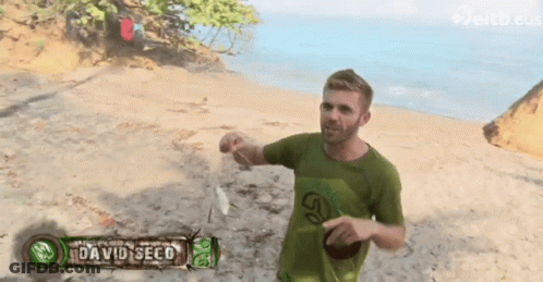 Man In Green Shirt David Seco GIF