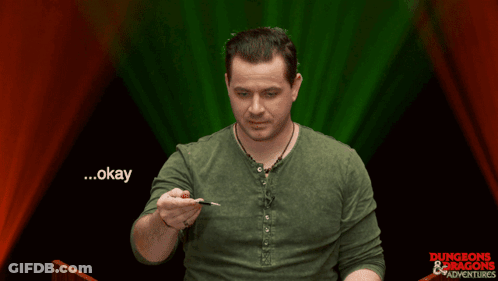 Man In Green Shirt Dungeons & Dragons Adventures GIF