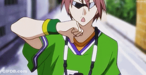 Man In Green Shirt Fist Pumping GIF