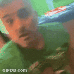 Man In Green Shirt Holding Pepsi Can GIF