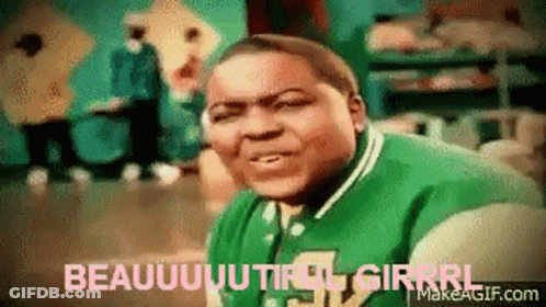 Man In Green Shirt Making Funny Face GIF