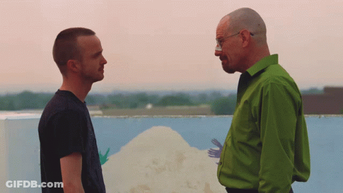 Man In Green Shirt Next To Another Man GIF