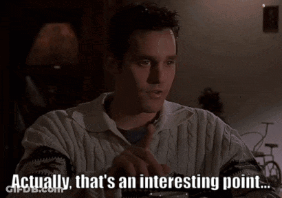 Man In Green Shirt No One Else Seeing Funny Huh GIF