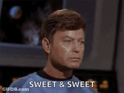 Man In Green Shirt Saying Sweet & Sweet GIF