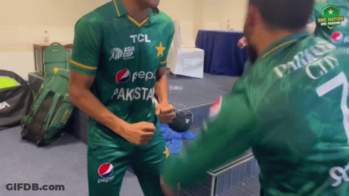 Man In Green Shirt Saying TCL Asia Cup GIF