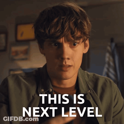 Man In Green Shirt Saying This Is Next Level GIF