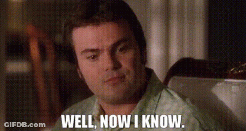 Man In Green Shirt Sitting Saying Well Now I Know GIF