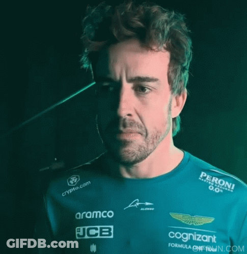 Man In Green Shirt With Aramco JCB And Peroni GIF