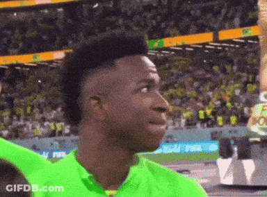 Man In Green Shirt With FIFA GIF