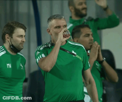 Man In Green Shirt With MV GIF