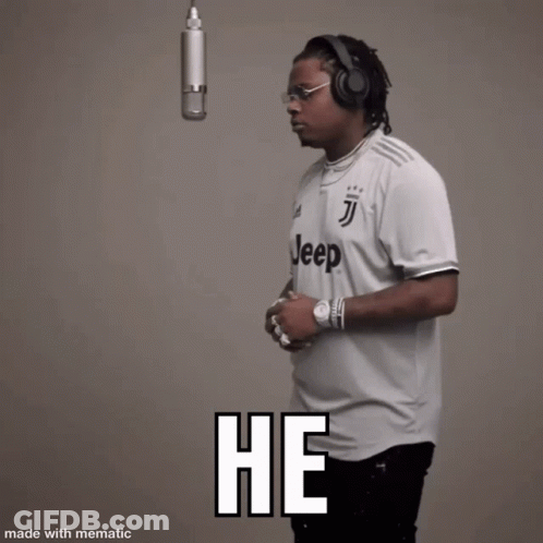 Man In Green Shorts Saying Puffy By Pool GIF