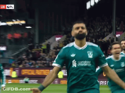 Man In Green Standard Chartered Jersey GIF