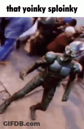 Man In Green Suit Dancing GIF
