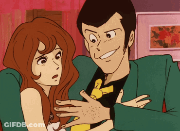 Man In Green Suit Hugging Woman GIF