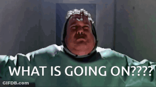 Man In Green Surgical Gown Asking What Is Going On GIF