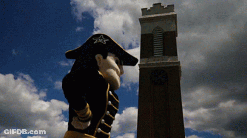 Man In Green University Of Miami Shirt Smiling GIF