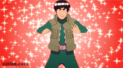 Man In Green Vest In Front Of Red Star Background GIF
