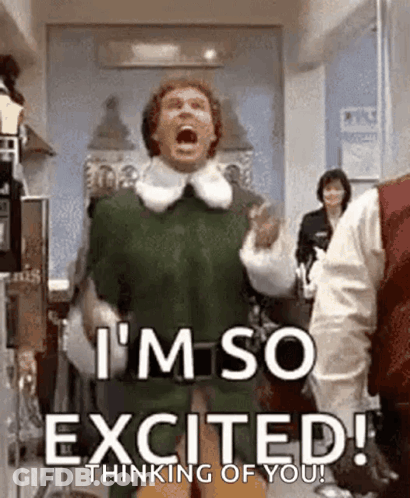 Man In Green Vest Screaming Excited GIF