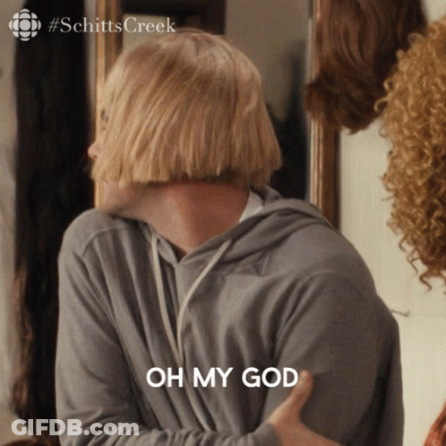 Man In Grey Hoodie Saying Oh My God GIF