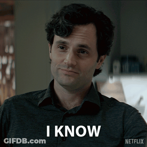 Man In Grey Shirt Saying I Know GIF